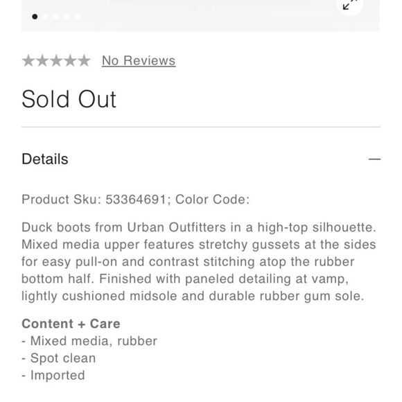 UO Duck Boot Size 9 Urban Outfitters - Picture 13 of 13